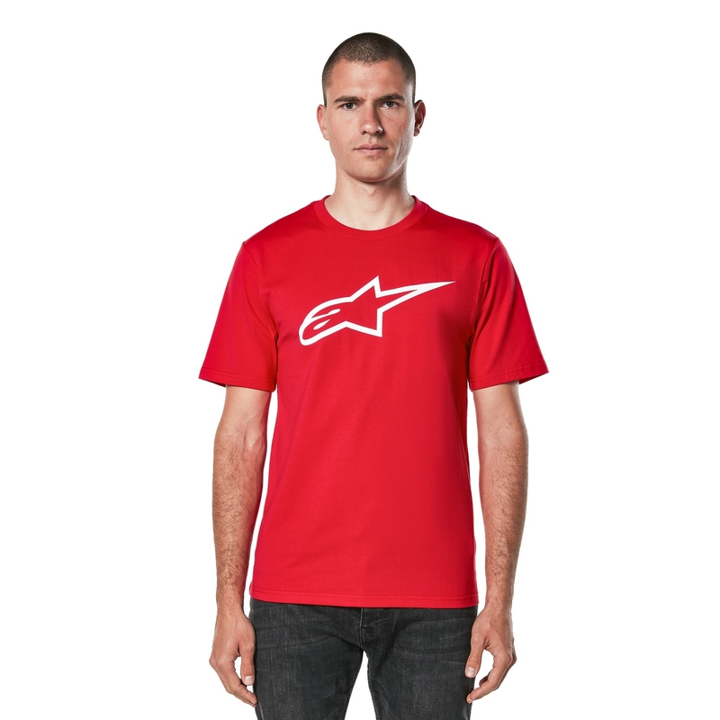 T-shirt Alpinestars Angeless 2.0 CSF κόκκινο και λευκό