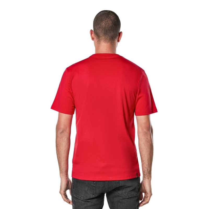 T-shirt Alpinestars Angeless 2.0 CSF κόκκινο και λευκό