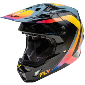 Κράνος Motocross FLY Racing Formula CP black-grey-rainbow