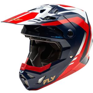 Κράνος Motocross FLY Racing Formula CP κόκκινο-λευκό-μπλε