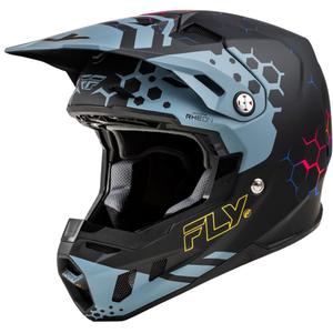 Κράνος Motocross FLY Racing Formula CC Tektonic μαύρο-γκρι