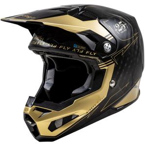 Κράνος Motocross FLY Racing Formula S Carbon μαύρο-χρυσό