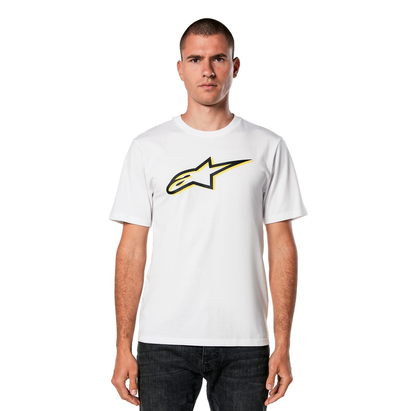 T-shirt Alpinestars Angeless Shadow CSF λευκό-μαύρο