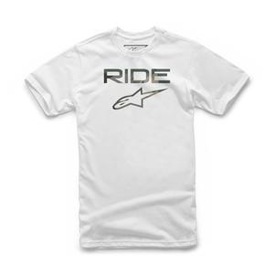T-shirt Alpinestars Ride 2.0 Camo λευκό-camo