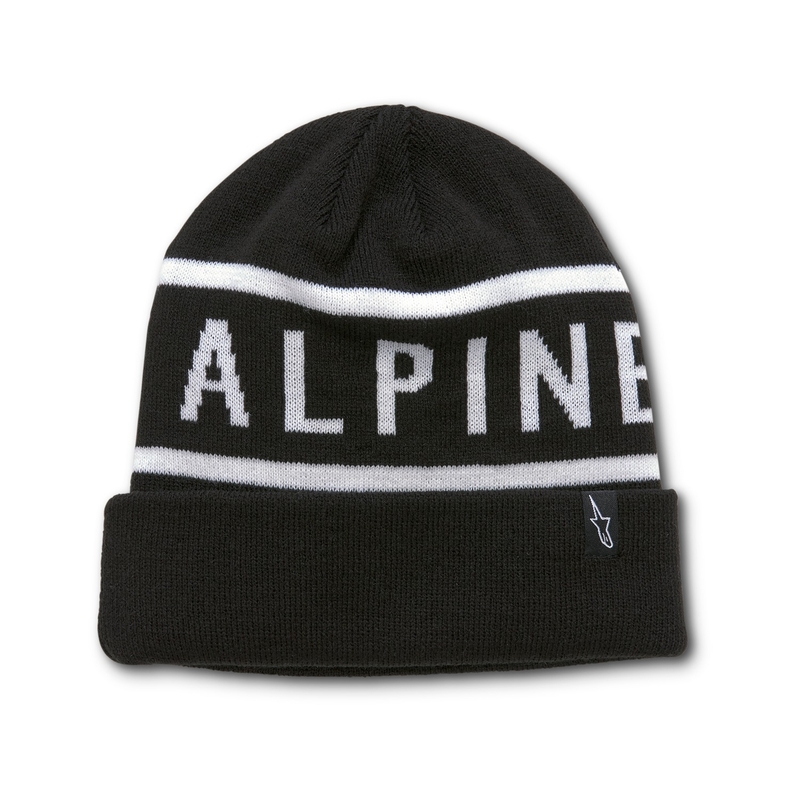 Alpinestars Wordy Cuff Beanie μαύρο και λευκό
