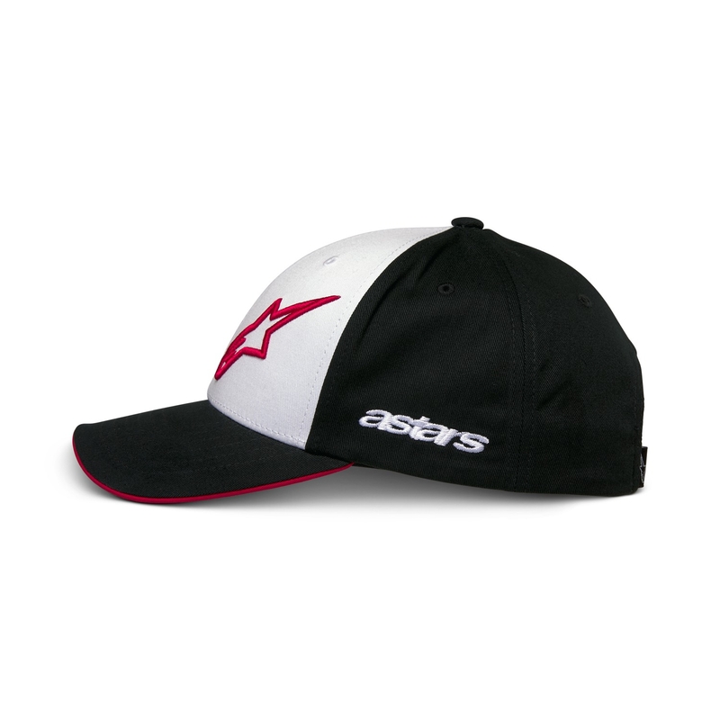 Alpinestars Sessionized Snapback καπέλο λευκό-μαύρο-κόκκινο