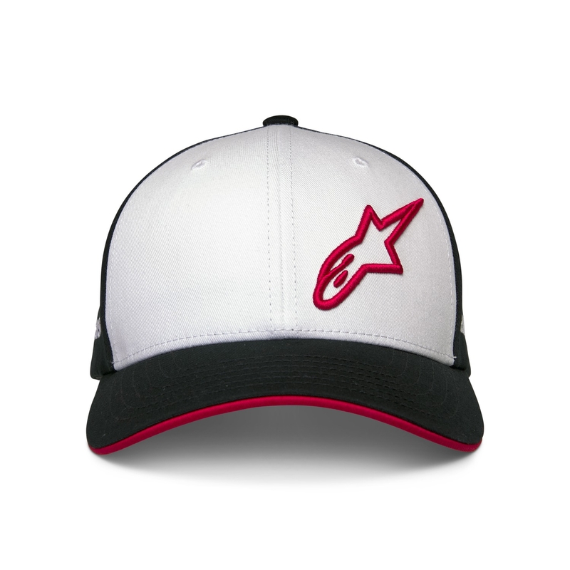 Alpinestars Sessionized Snapback καπέλο λευκό-μαύρο-κόκκινο
