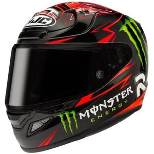Ενσωματωμένο κράνος HJC RPHA 12 Quartararo Replica MC1 μαύρο