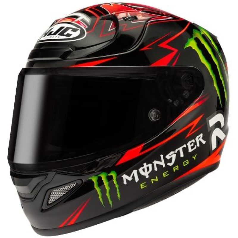 Ενσωματωμένο κράνος HJC RPHA 12 Quartararo Replica MC1 μαύρο προσφορά