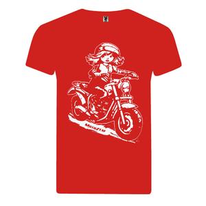MotoZem T-Shirt για κορίτσια - Biker Red