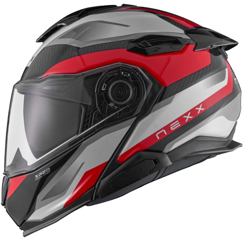 Κράνος μοτοσικλέτας Nexx X.Lifetour PRO Mile κόκκινο και λευκό προσφορά