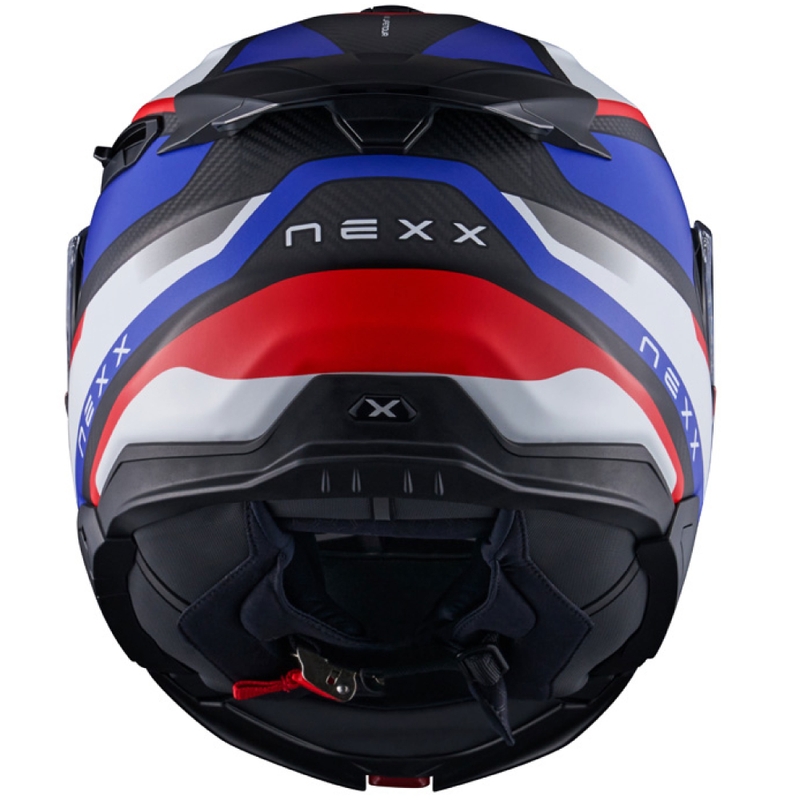 Κράνος μοτοσικλέτας Nexx X.Lifetour PRO Mile ματ μπλε-κόκκινο προσφορά