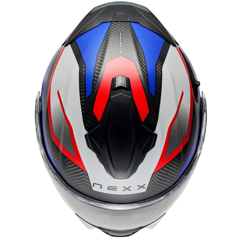 Κράνος μοτοσικλέτας Nexx X.Lifetour PRO Mile ματ μπλε-κόκκινο προσφορά