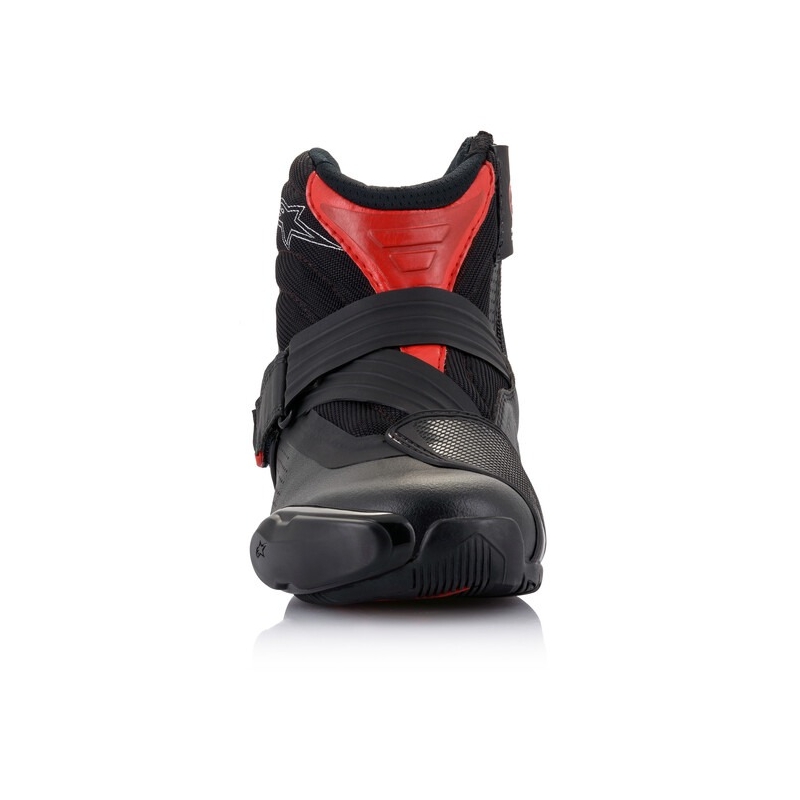 Alpinestars SMX-1 R Αεριζόμενες μπότες μοτοσικλέτας σε μαύρο και κόκκινο χρώμα