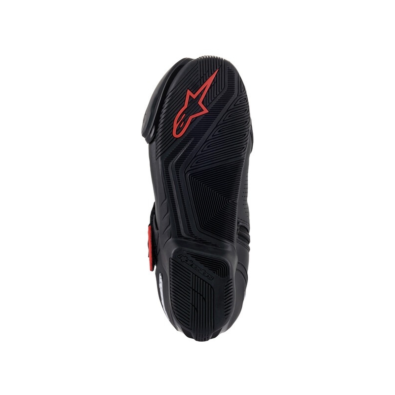 Alpinestars SMX-1 R Αεριζόμενες μπότες μοτοσικλέτας σε μαύρο και κόκκινο χρώμα