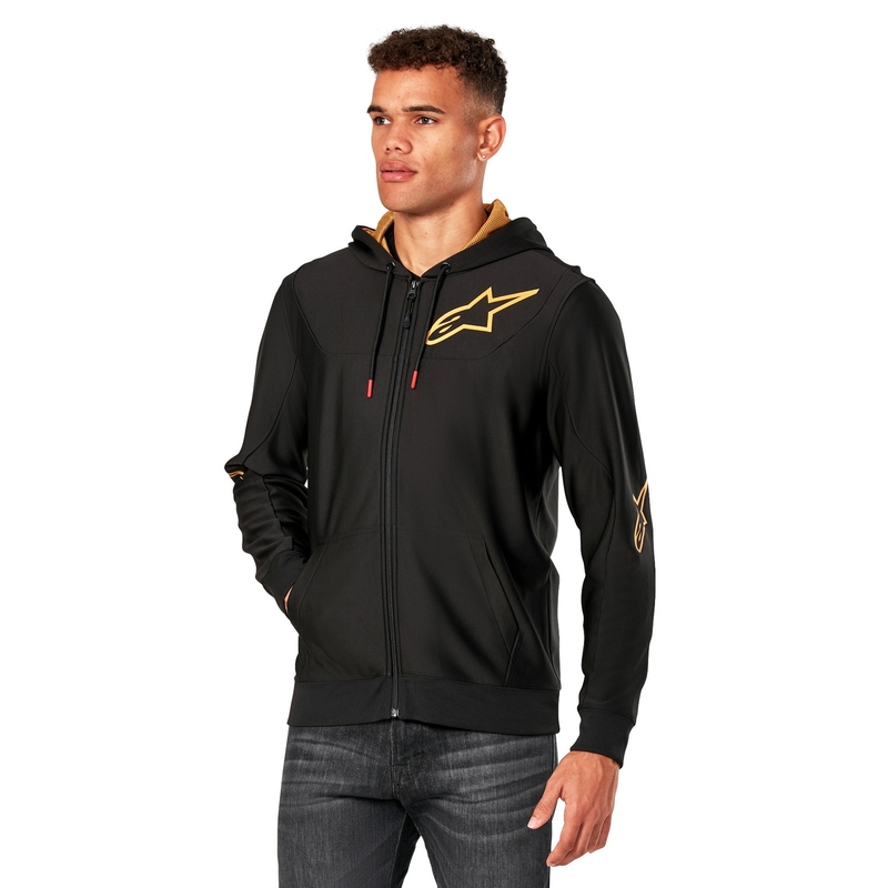Alpinestars Sessions 3 Hoodie μαύρο και χρυσό