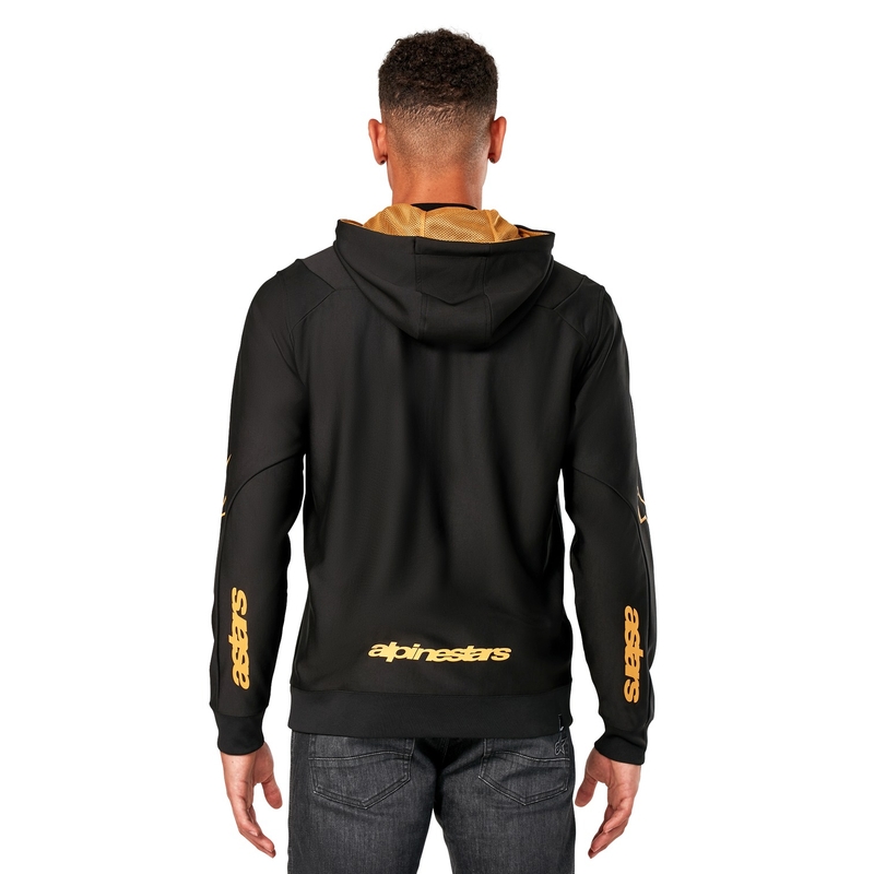 Alpinestars Sessions 3 Hoodie μαύρο και χρυσό