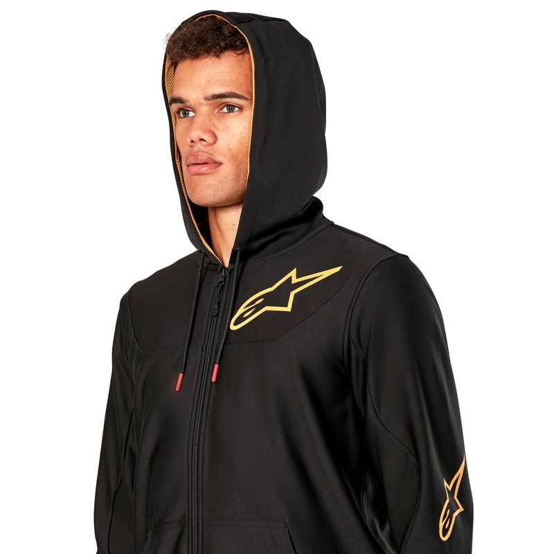 Alpinestars Sessions 3 Hoodie μαύρο και χρυσό