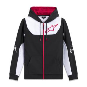 Alpinestars Sessions 3 Hoodie μαύρο, λευκό και κόκκινο