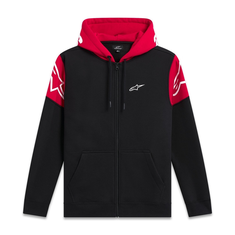 Alpinestars Velocity Hoodie μαύρο και κόκκινο