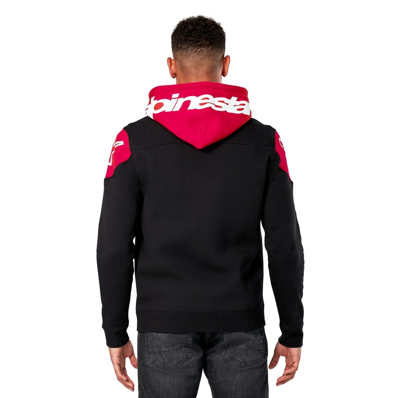 Alpinestars Velocity Hoodie μαύρο και κόκκινο