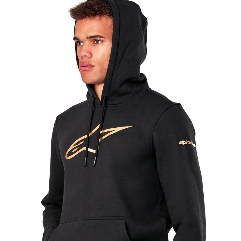 Alpinestars Gilded Hoodie μαύρο και χρυσό