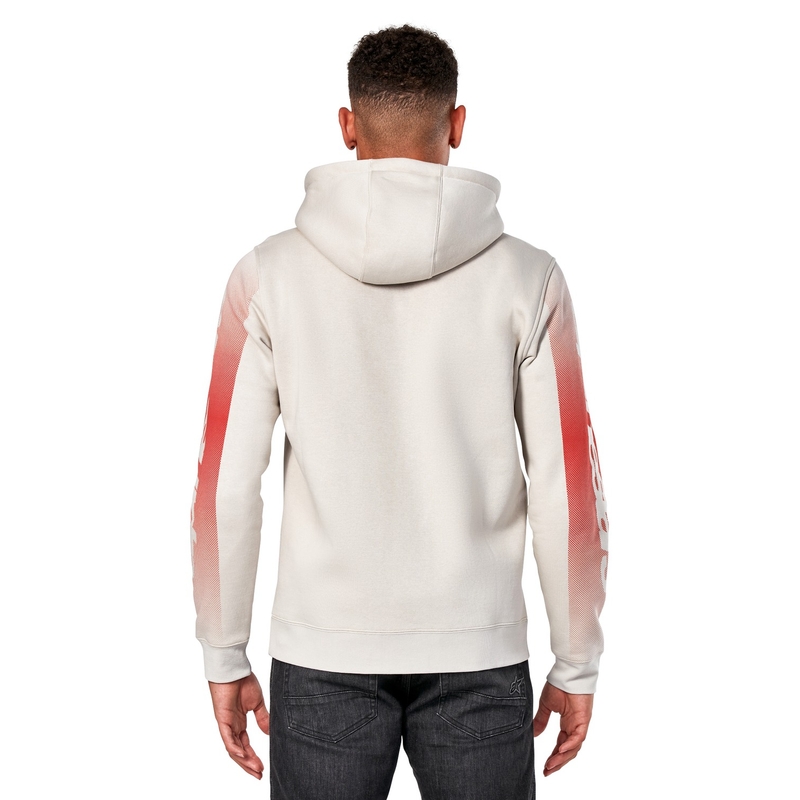 Alpinestars Arising Hoodie λευκό-λευκό-μπλε-κόκκινο