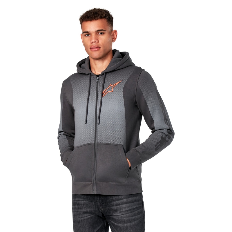 Alpinestars Arising Hoodie σκούρο γκρι-ανοιχτό γκρι