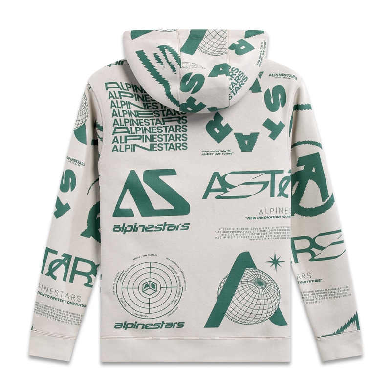 Alpinestars Determinant Hoodie λευκό offwhite