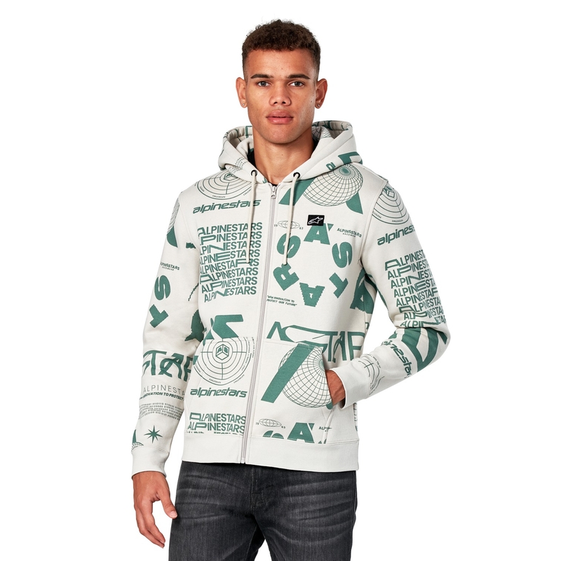 Alpinestars Determinant Hoodie λευκό offwhite