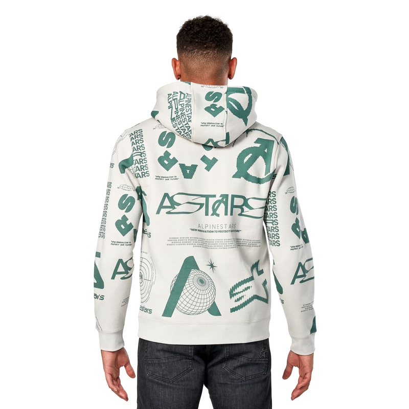Alpinestars Determinant Hoodie λευκό offwhite