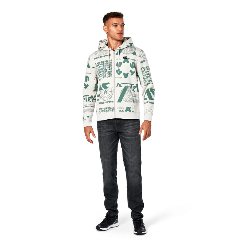 Alpinestars Determinant Hoodie λευκό offwhite