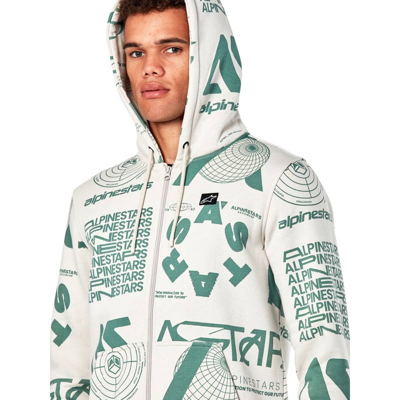Alpinestars Determinant Hoodie λευκό offwhite