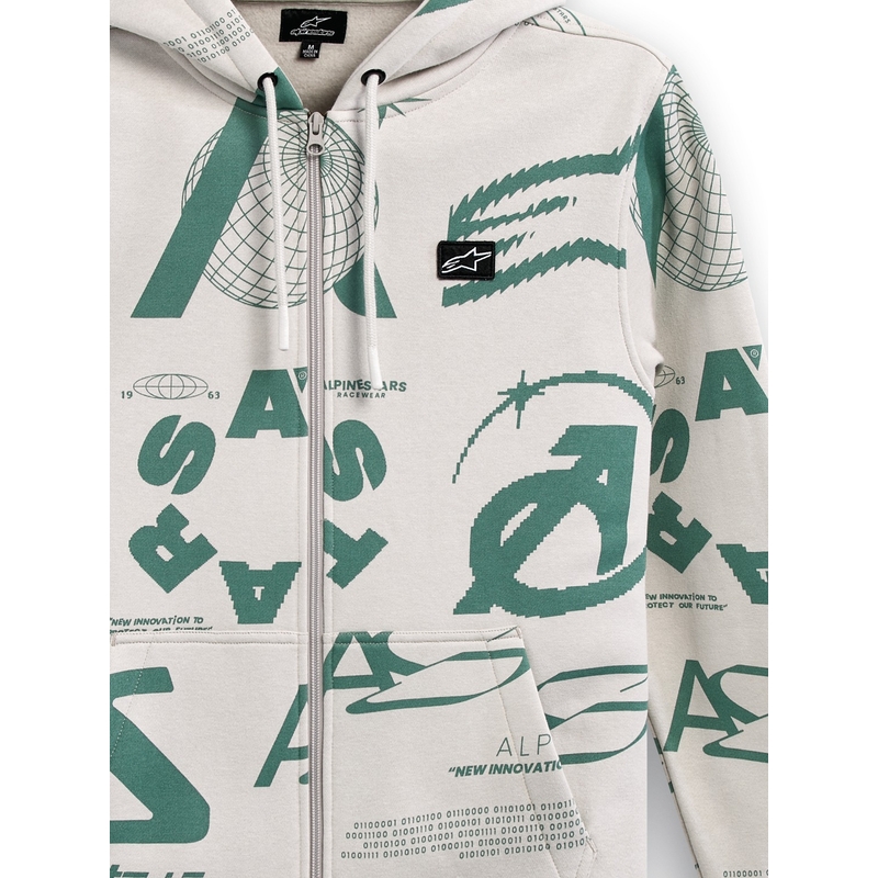 Alpinestars Determinant Hoodie λευκό offwhite