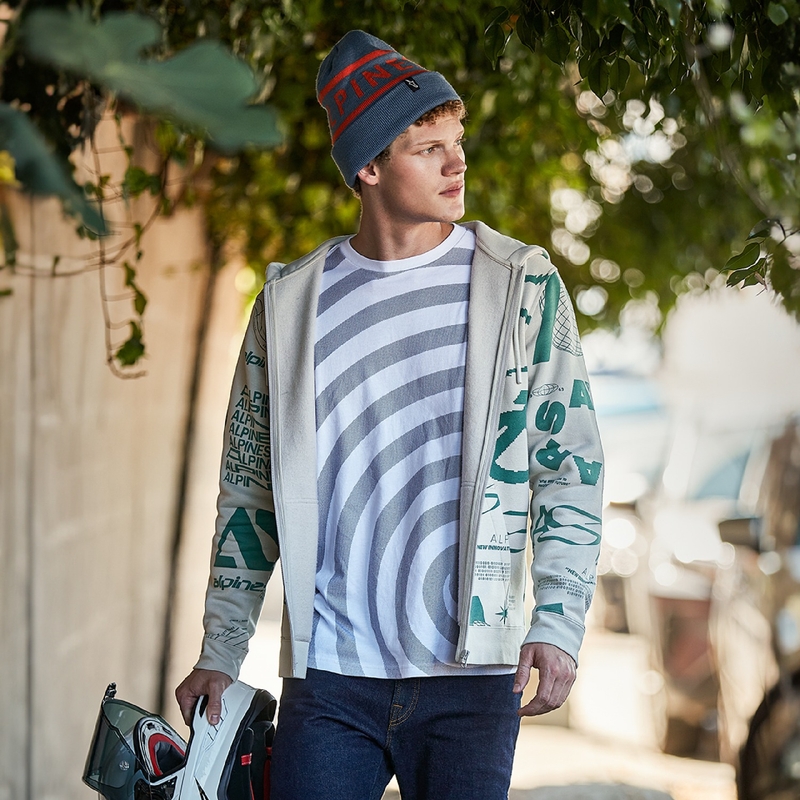 Alpinestars Determinant Hoodie λευκό offwhite