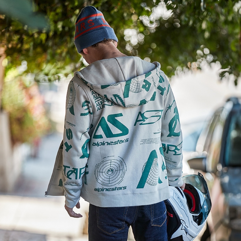 Alpinestars Determinant Hoodie λευκό offwhite