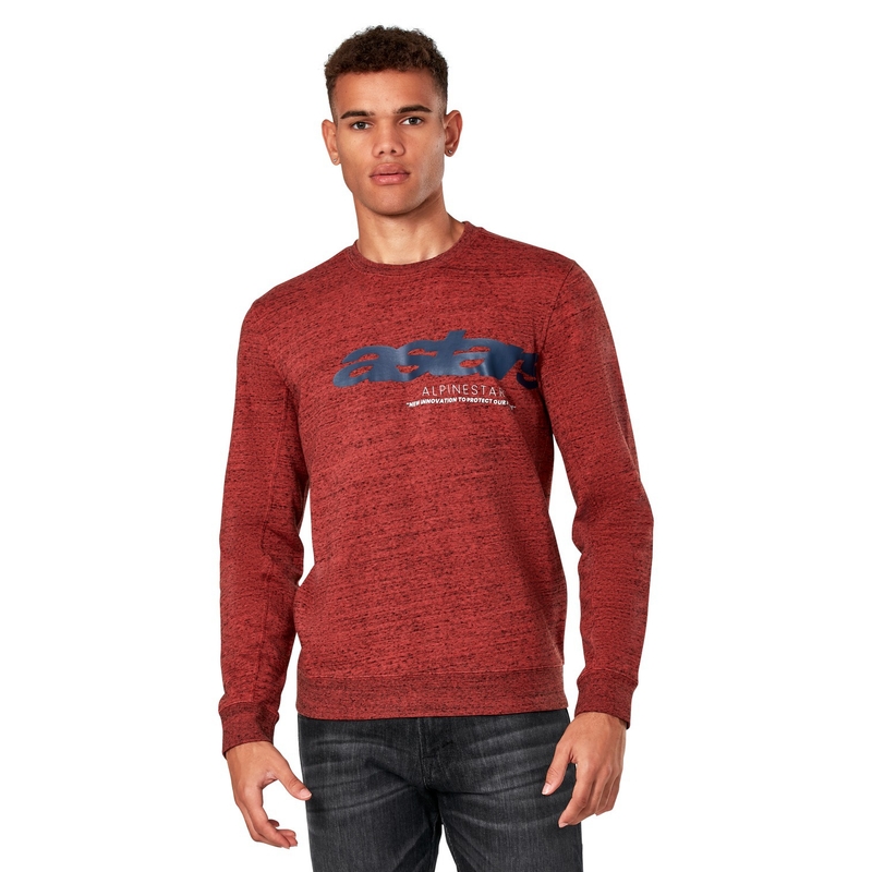 Alpinestars Episode Crew Fleece σκούρο κόκκινο