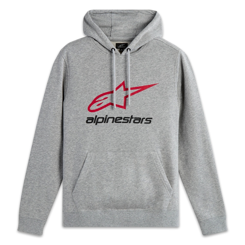 Alpinestars Always Hoodie 3 γκρι-κόκκινο-μαύρο
