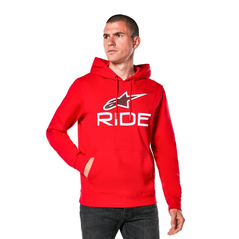 Φούτερ Alpinestars Ride 4.0 κόκκινο, λευκό και μαύρο