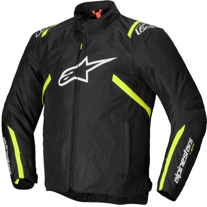 Alpinestars T-SPS 2 Αδιάβροχο μπουφάν μοτοσικλέτας σε μαύρο, λευκό και κίτρινο χρώμα
