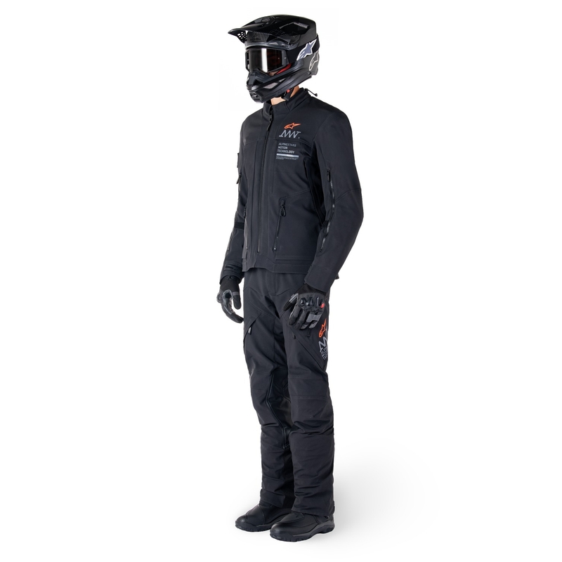 Alpinestars AMT-8 Stretch Drystar XF Μπουφάν μοτοσικλέτας Μαύρο