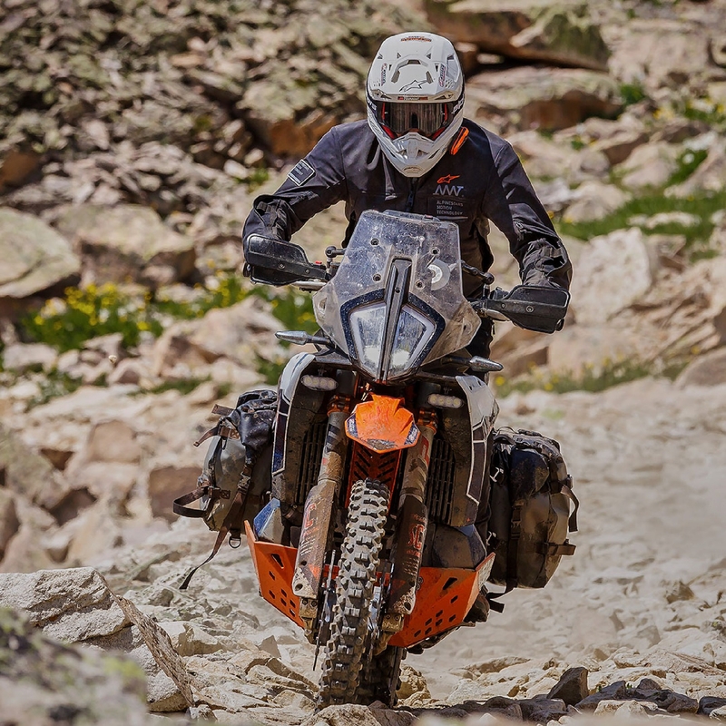 Alpinestars AMT-8 Stretch Drystar XF Μπουφάν μοτοσικλέτας Μαύρο