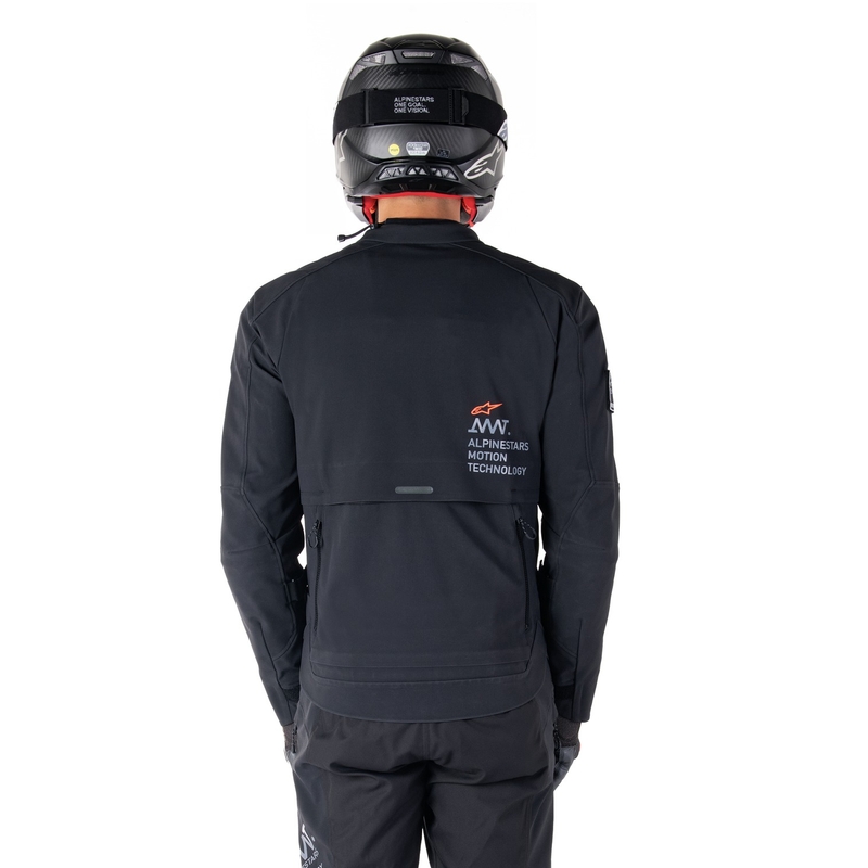 Alpinestars AMT-8 Stretch Drystar XF Μπουφάν μοτοσικλέτας Μαύρο