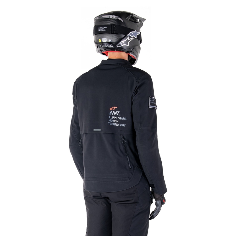 Alpinestars AMT-8 Stretch Drystar XF Μπουφάν μοτοσικλέτας Μαύρο