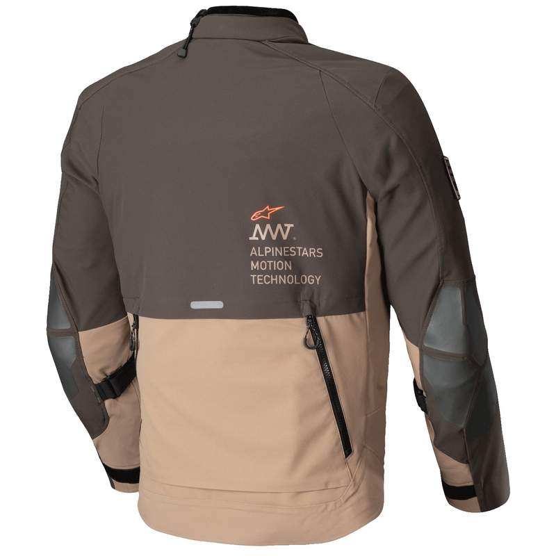 Alpinestars AMT-8 Stretch Drystar XF Καφέ-Χακί μπουφάν μοτοσικλέτας
