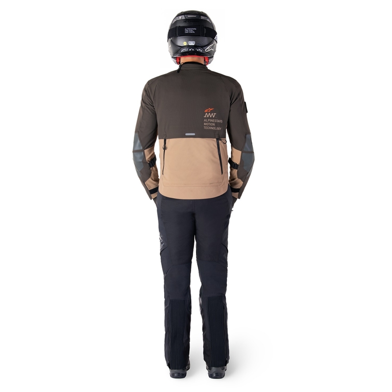 Alpinestars AMT-8 Stretch Drystar XF Καφέ-Χακί μπουφάν μοτοσικλέτας