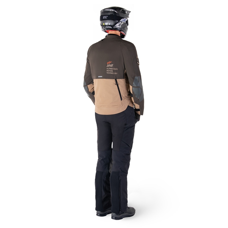 Alpinestars AMT-8 Stretch Drystar XF Καφέ-Χακί μπουφάν μοτοσικλέτας