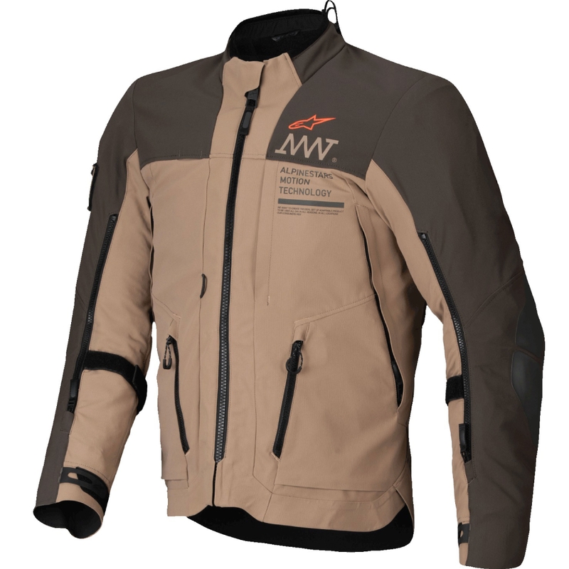 Alpinestars AMT-8 Stretch Drystar XF Καφέ-Χακί μπουφάν μοτοσικλέτας