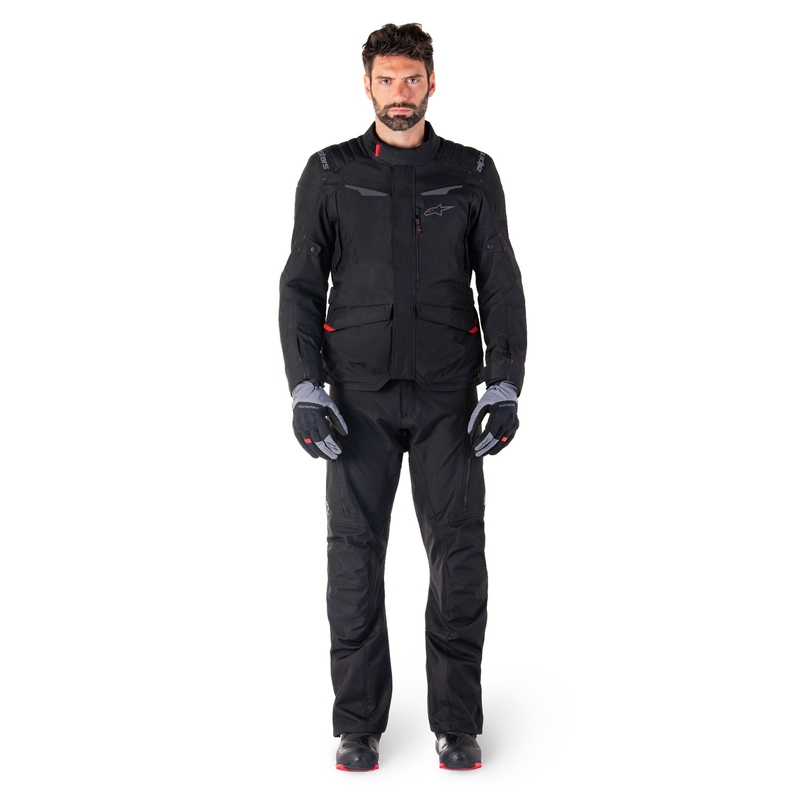 Alpinestars ST-1 Αδιάβροχο μαύρο μπουφάν μοτοσικλέτας