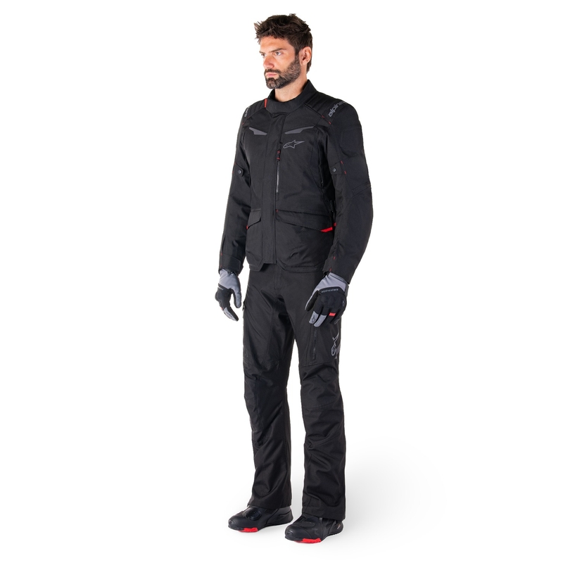 Alpinestars ST-1 Αδιάβροχο μαύρο μπουφάν μοτοσικλέτας